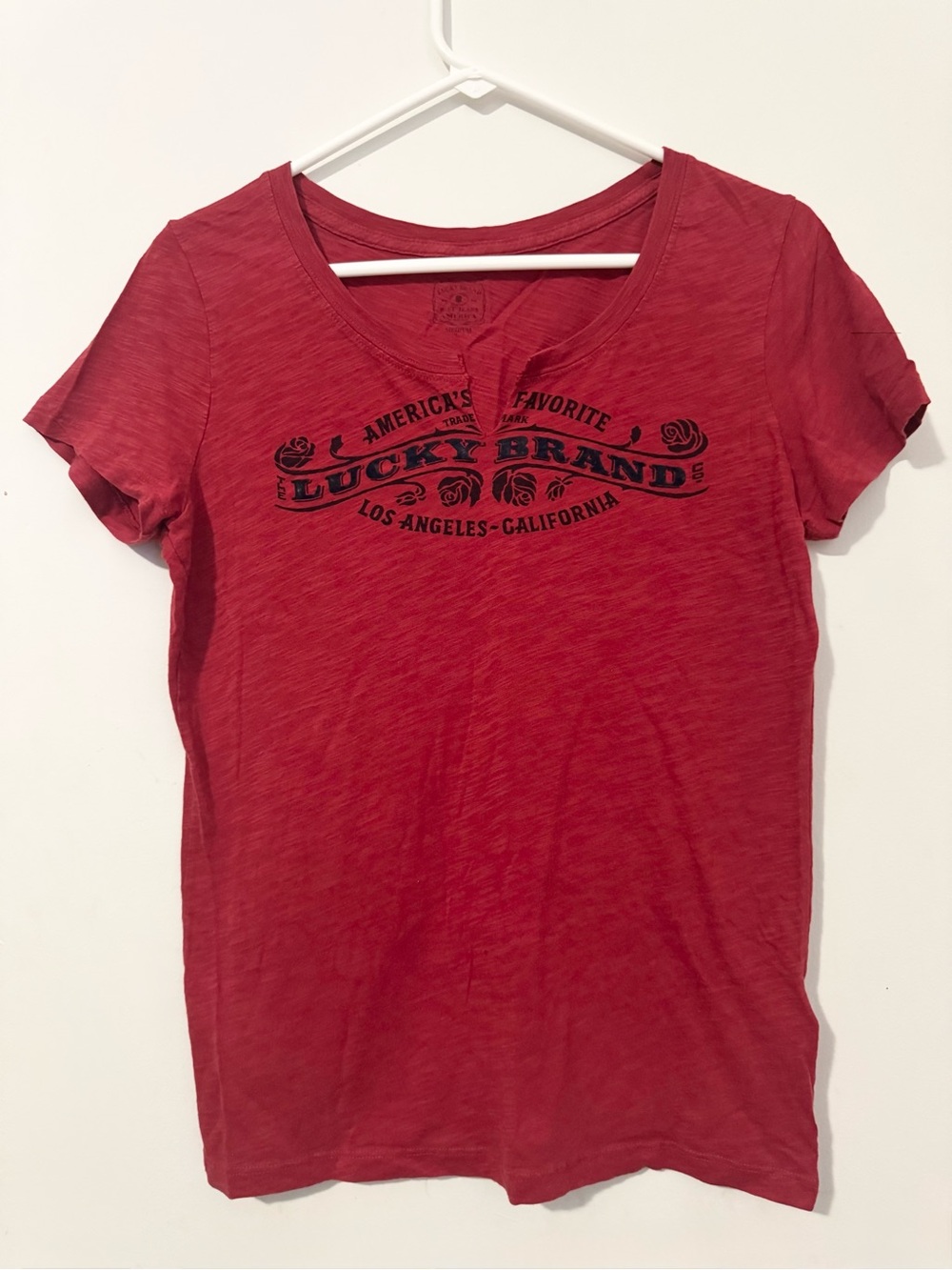 Luck Brand V-Neck T-Shirt